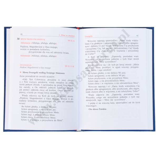 LEKCJONARZ MSZALNY - TOM 9 - MSZE ZA ZMARŁYCH - FORMAT A5