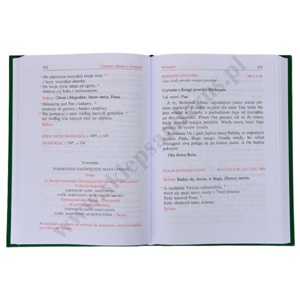 LEKCJONARZ MSZALNY - TOM 6 - FORMAT A4