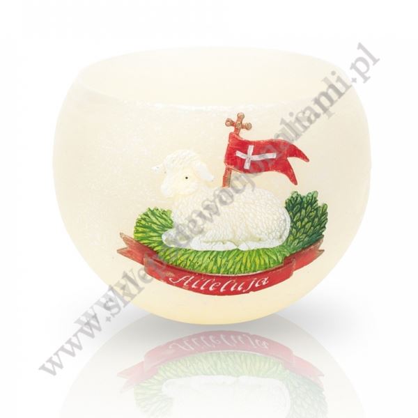 WIELKANOCNY LAMPION NA PODGRZEWACZ - wys.9 cm - 50556