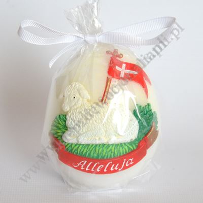 ŚWIECA PISANKA - wys.8.5 cm - 61664