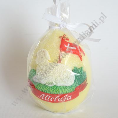 ŚWIECA PISANKA - wys.8.5 cm - 61668