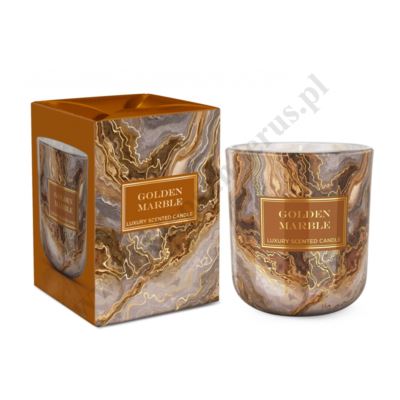 ANITCO & GOLDEN MARBLE - świeca zapachowa w szkle - mix wzorów -80143