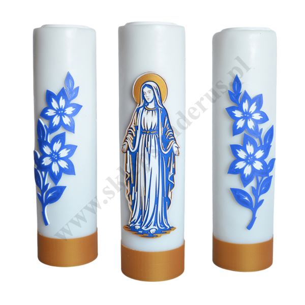 ŚWIECE MARYJNE - wys. 30 cm - komplet - 30426