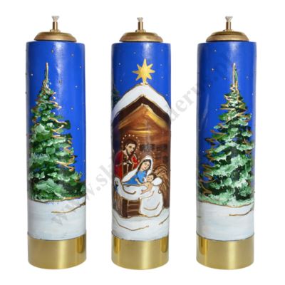 ŚWIECE BOŻE NARODZENIE - wys. 30 cm - komplet - 88409