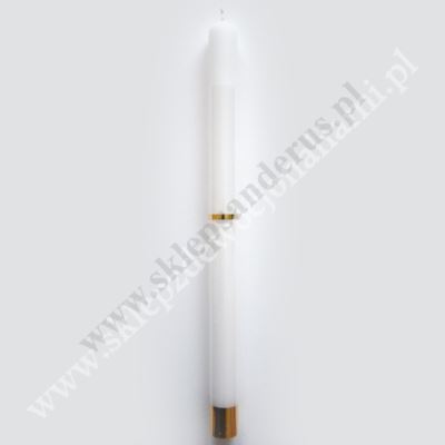 GROMNICA PARAFINOWA - BIAŁA, CZYSTA - 40.5/2.9