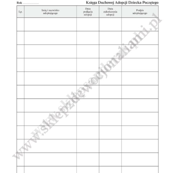 KSIĘGA DUCHOWEJ ADOPCJI - 76686