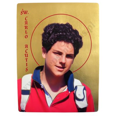 ŚW. CARLO ACUTIS - IKONA 29 x 39 cm - 76007