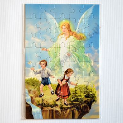 ANIOŁ STRÓŻ - PUZZLE 13 X 20 CM - 40 ELEMENTÓW - 89703