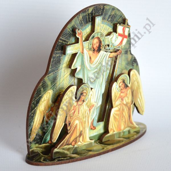 PAN JEZUS ZMARTWYCHWSTAŁY - statuetka 13 x 12 cm - 66326