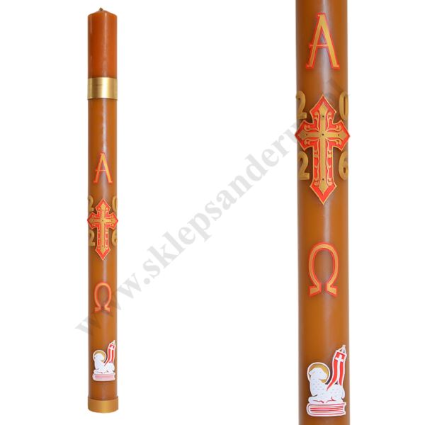 PASCHAŁ PARAFINOWO-WOSKOWY + DWIE NADSTAWKI - wys. 119 cm - 88071