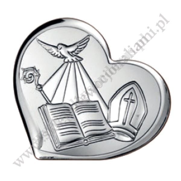 PAMIĄTKA BIERZMOWANIA - OBRAZEK SREBRNY - 6537/1