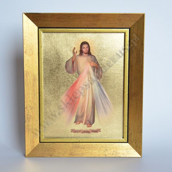 JEZU UFAM TOBIE - obraz 18 x 22 cm - 89466