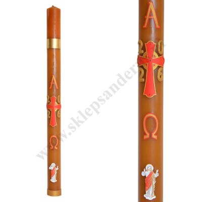 PASCHAŁ PARAFINOWO-WOSKOWY + DWIE NADSTAWKI - wys. 119 cm - 66424