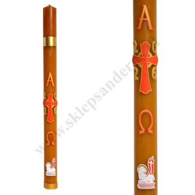 PASCHAŁ PARAFINOWO-WOSKOWY + DWIE NADSTAWKI - wys. 120 cm - 88084