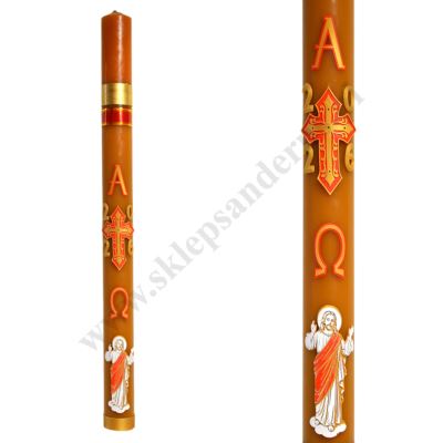 PASCHAŁ PARAFINOWO-WOSKOWY + DWIE NADSTAWKI - wys.120 cm - 4106