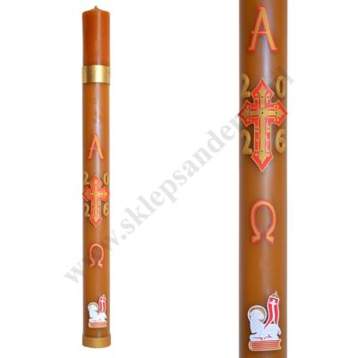 PASCHAŁ PARAFINOWO-WOSKOWY + DWIE NADSTAWKI - wys. 120 cm - 66425