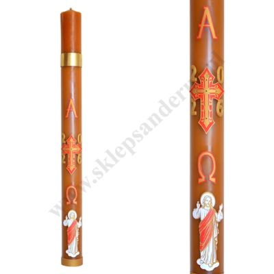 PASCHAŁ PARAFINOWO-WOSKOWY + DWIE NADSTAWKI - wys. 120 cm - 84073