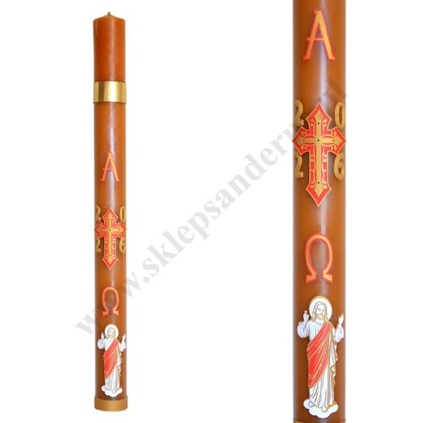 PASCHAŁ PARAFINOWO-WOSKOWY + DWIE NADSTAWKI - wys. 120 cm - 84073