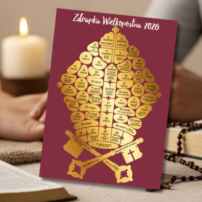 ZDRAPKA WIELKOPOSTNA 2026 - zestaw 50 szt.