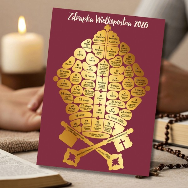 ZDRAPKA WIELKOPOSTNA 2026 - zestaw 100 szt.