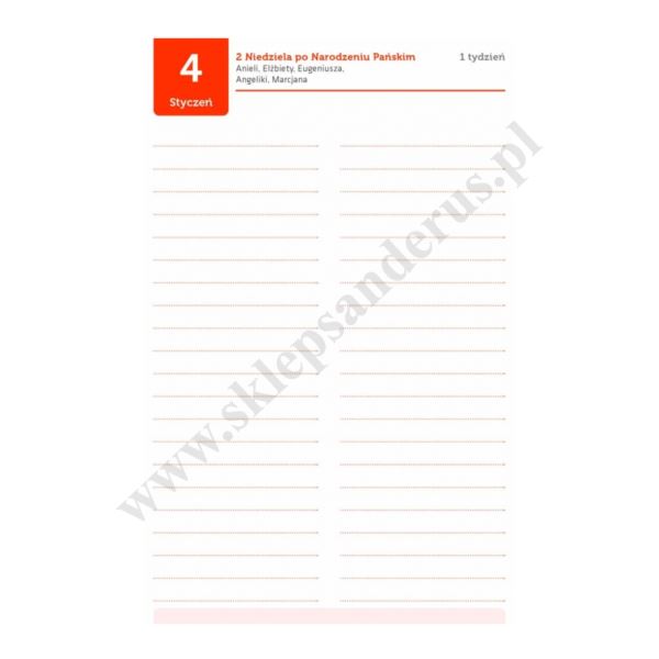 AGENDA BIBLIJNA 2026 - DUŻY FORMAT