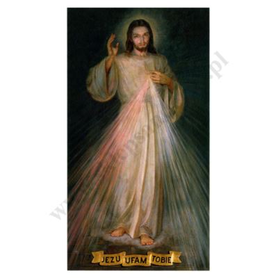 JEZU UFAM TOBIE - obrazek 7 x 13 cm - paczka 100 szt. - 71787