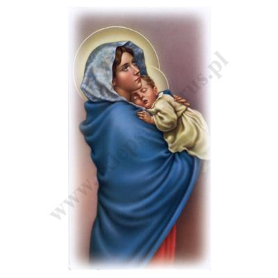 MATKA BOŻA Z DZIECIĄTKIEM - obrazek 7 x 13 cm - paczka 100 szt. - 79261