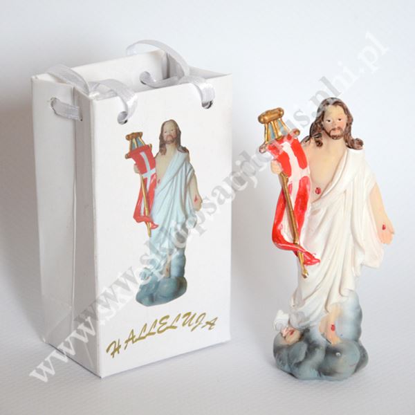 FIGURKA PANA JEZSUA ZMARTWYCHWSTAŁEGO - wys. 8.5 cm - A1324