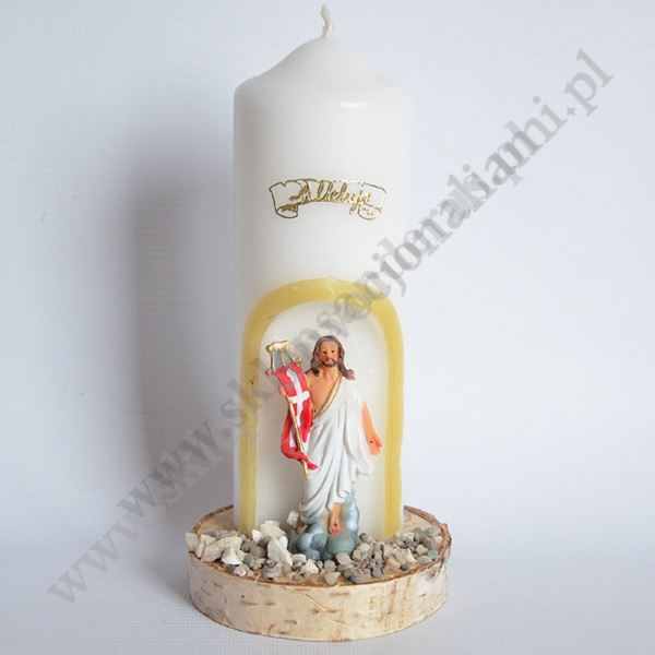 ŚWIECA WIELKANOCNA - wys. 21 cm - 79679