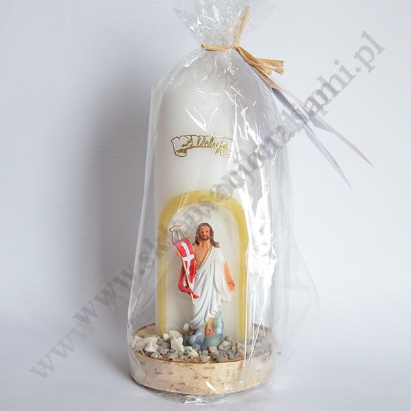 ŚWIECA WIELKANOCNA - wys. 21 cm - 79679