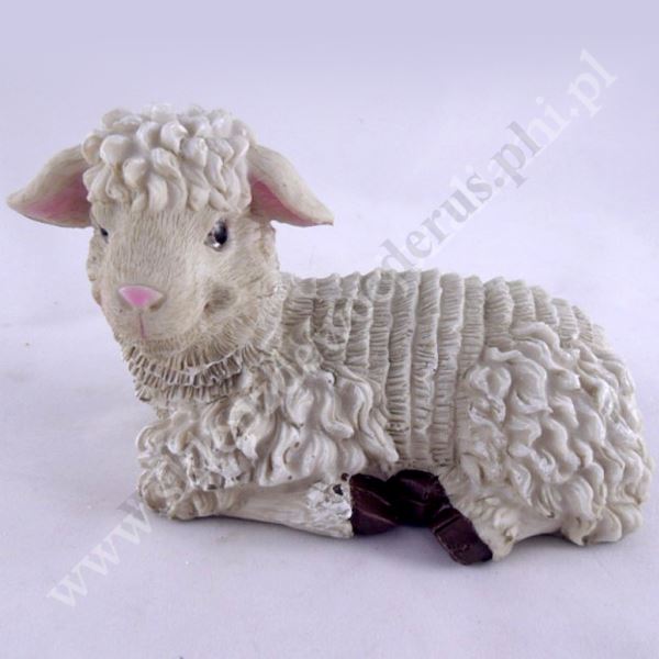 BARANEK WIELKANOCNY LEŻĄCY -  wys. 10 cm - A2534