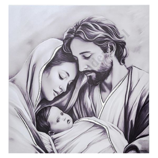 ŚWIĘTA RODZINA - obraz format 40.5 x 40.5 cm - IC113/5B