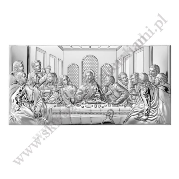 OSTATNIA WIECZERZA - OBRAZEK SREBRNY - 81237/8L
