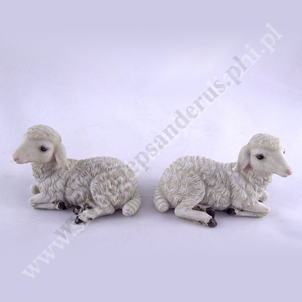 BARANEK WIELKANOCNY LEŻĄCY - wys. 7.5 cm - A2504