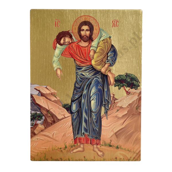 PAN JEZUS DOBRY PASTERZ - ikona 17 x 23 cm - 9408