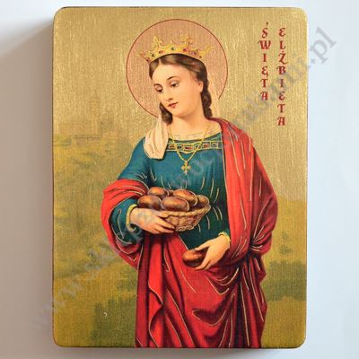 ŚWIĘTA ELŻBIETA - ikona 12 x 16 cm - 3487-B