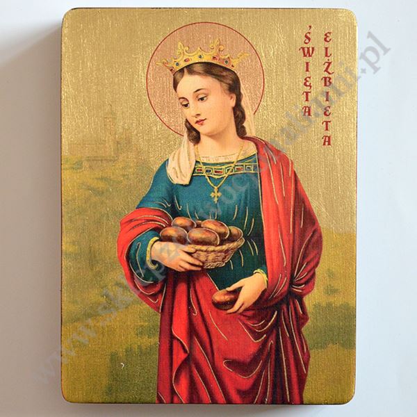 ŚWIĘTA ELŻBIETA - ikona 12 x 16 cm - 3487-B