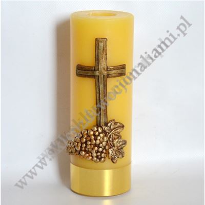 ŚWIECA OŁTARZOWA OLEJOWA - wys. 20 cm - 67642