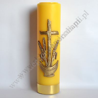 ŚWIECA OŁTARZOWA OLEJOWA - wys. 30 cm - 6386