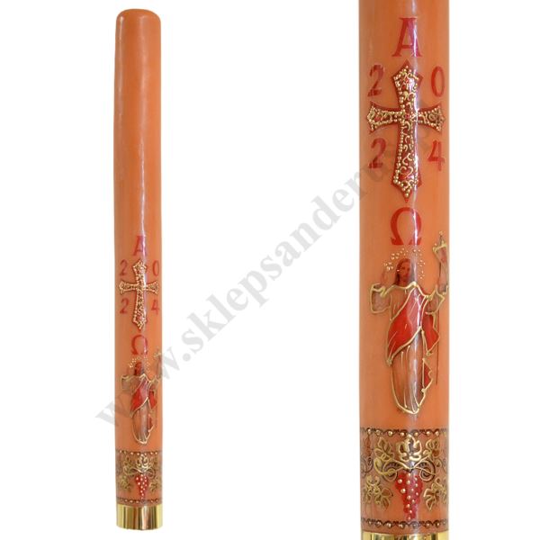 PASCHAŁ PARAFINOWO-WOSKOWY - wys. 90 cm - 8481