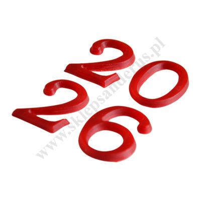 CYFRY NA PASCHAŁ - aplikacja wys. 4.5 cm - 65381