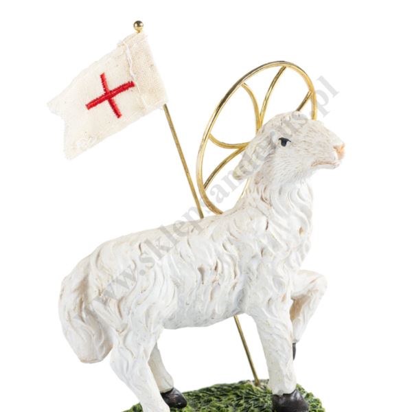 BARANEK WIELKANOCNY STOJĄCY - wys.13 cm - 69581