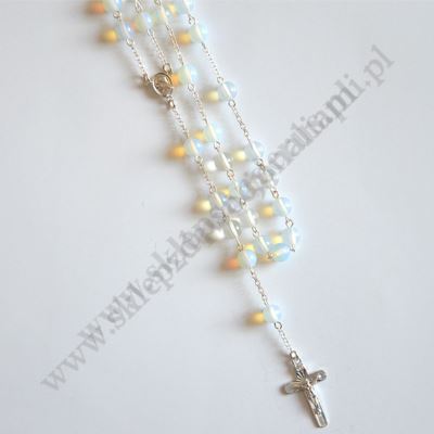 RÓŻANIEC NA SREBRZE - 6025