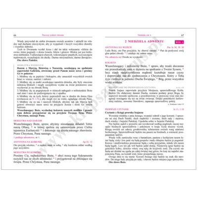 MSZAŁ Z LEKCJONARZEM I KOMENTARZAMI - TOM 1 - OKRES ADWENTU I NARODZENIA PAŃSKIEGO