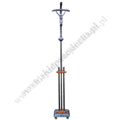 KRZYŻ PROCESYJNY Z PODSTAWĄ - wysokość 210 cm - 8430