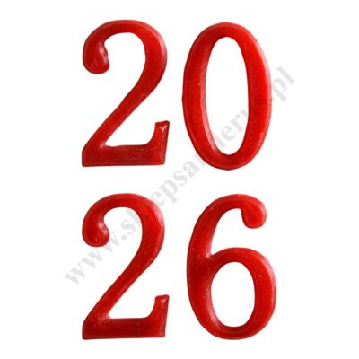 CYFRY NA PASCHAŁ - aplikacja wys. 3.5 cm - 65382