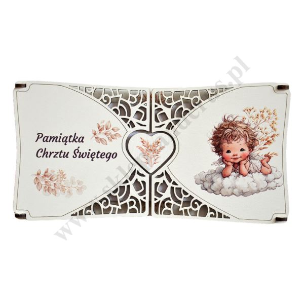 PAMIĄTKA CHRZTU ŚWIĘTEGO - format 22 x 11.5 cm - mix wzorów - 84619