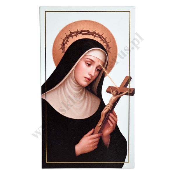 ŚWIĘTA RITA - obrazek 14 x 24 cm - 1965