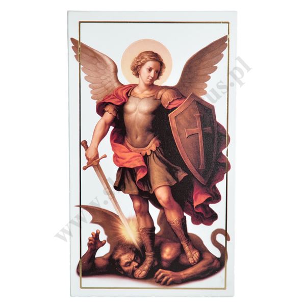 ŚWIĘTY MICHAŁ ARCHANIOŁ - obrazek 14 x 24 cm - 1996