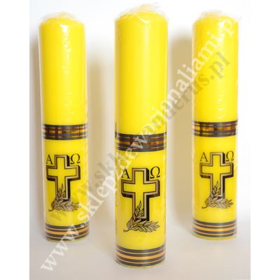 ŚWIECA OŁTARZOWA POGRZEBOWA - wys. 30 cm - 66384